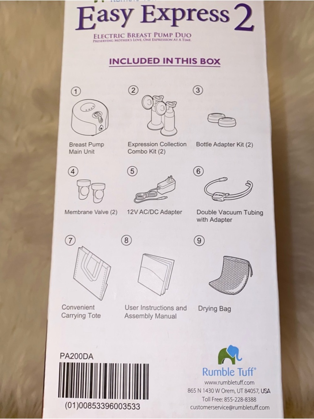 New sealed box Easy Express Electric Breast pump Duo - Picture 6 of 8
